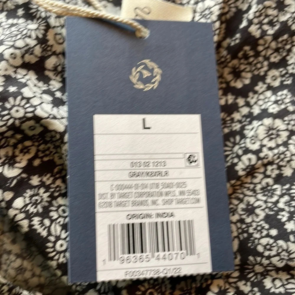 NWT Universal Thread SZ L Women's Balloon Long Sleeve Popover Blouse - Picture 14 of 15